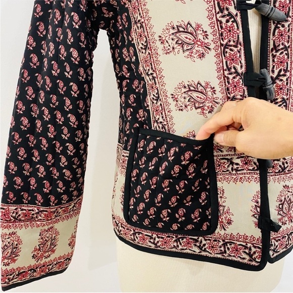 Calypso St. Barth silk quilted jacket EUC - Picture 7 of 11